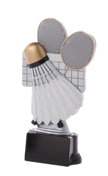 Resinfigur Badminton Stieber 39156